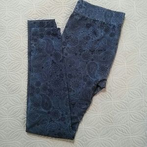 💐2/$20 George leggings, paisley print